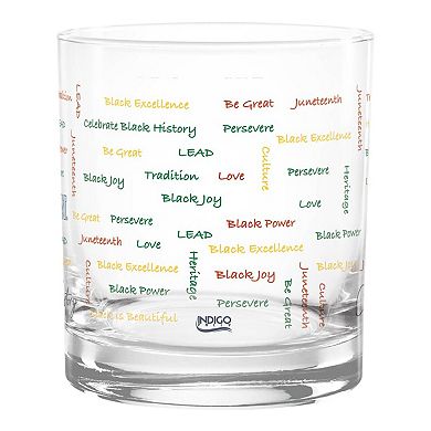 Spelman College Jaguars 14oz. Black History Month Rocks Glass