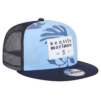 Men's New Era Navy Seattle Mariners Bikini Bottom Trucker 9FIFTY Snapback Hat
