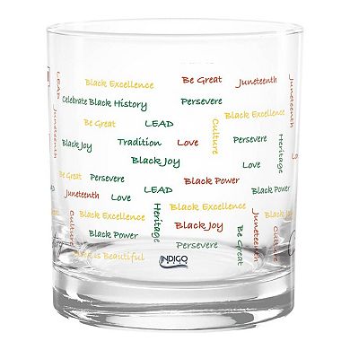 Morehouse Maroon Tigers 14oz. Black History Month Rocks Glass