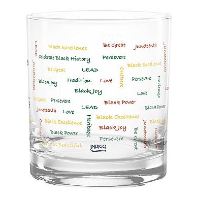 Jackson State Tigers 14oz. Black History Month Rocks Glass