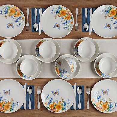 Studio Nova Anna 18 pc Floral Dinnerware Set