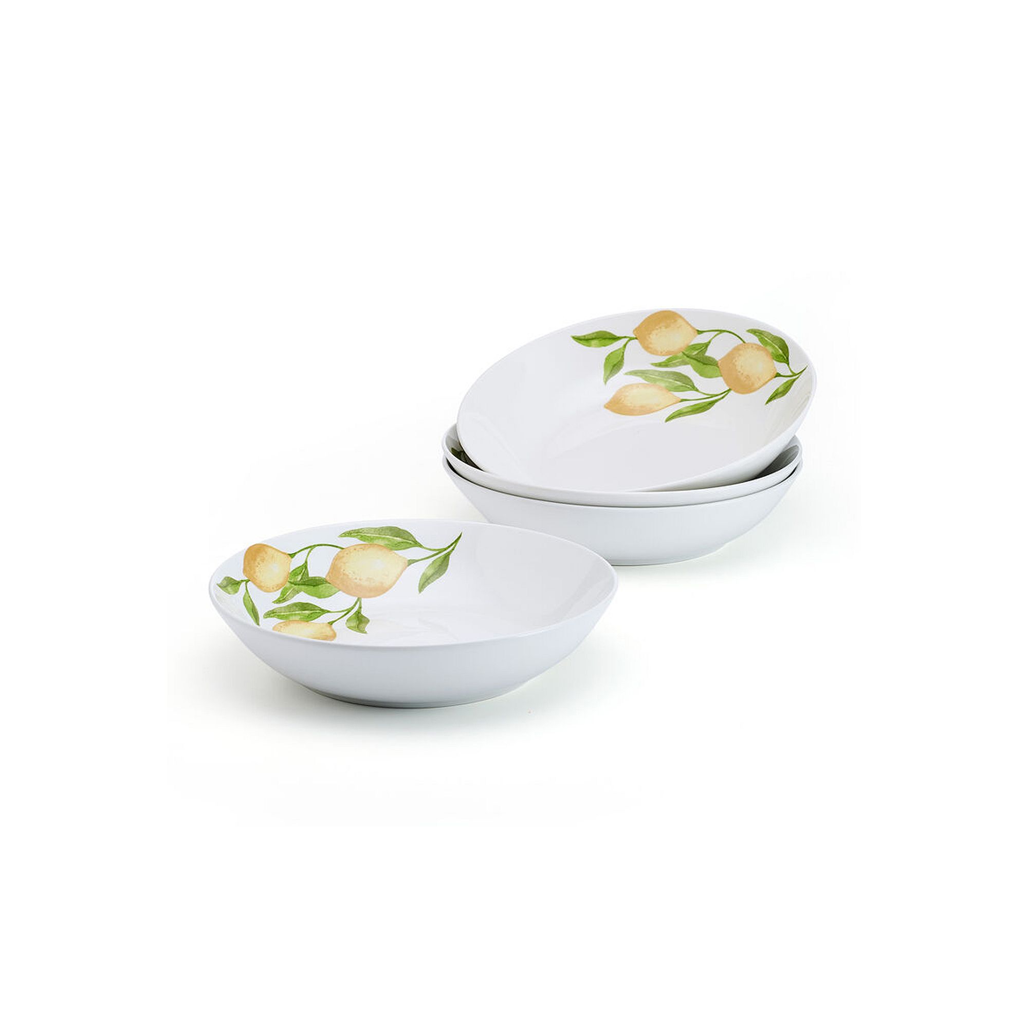Studio Nova Country Lemon 4 pc Pasta Bowls Set, Multi