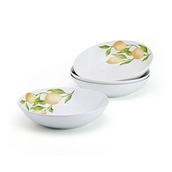 Studio Nova Country Lemon 4 pc Pasta Bowls Set