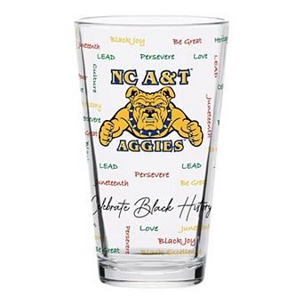 North Carolina A&T Aggies 16oz. Pint Glass