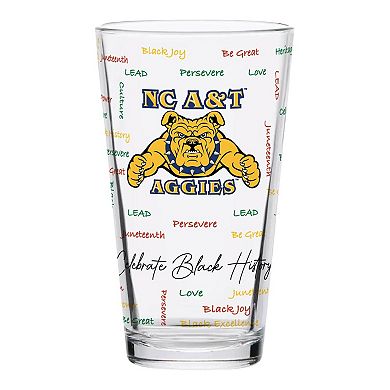 North Carolina A&T Aggies 16oz. Pint Glass
