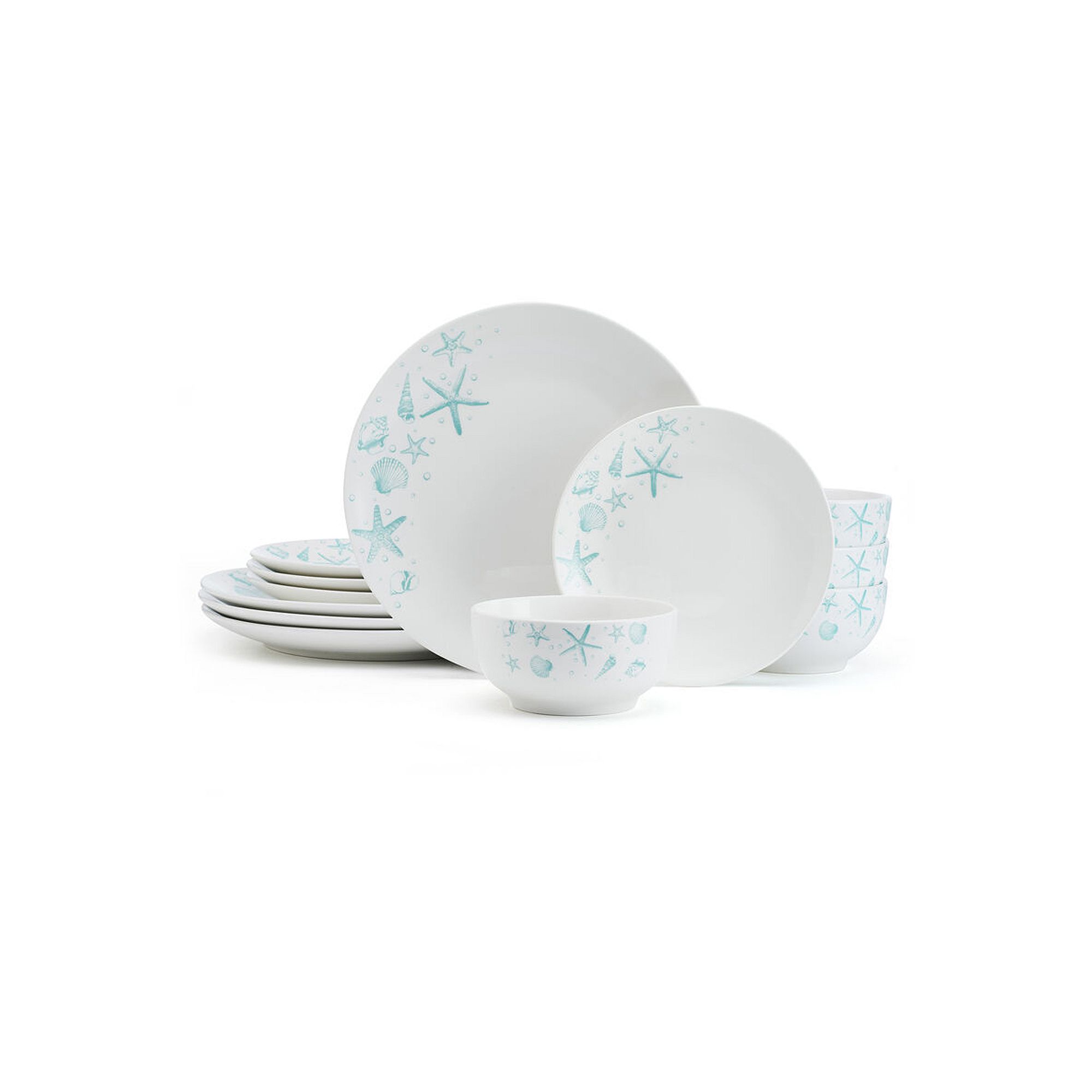 Studio Nova Tahiti 12 pc Dinnerware Set, Multi