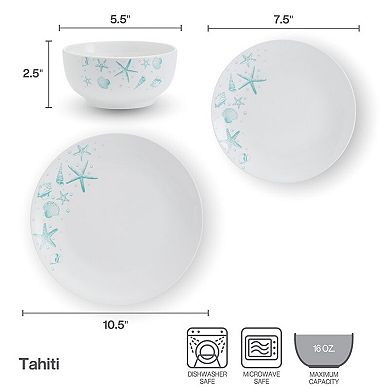 Studio Nova Tahiti 12 pc Dinnerware Set