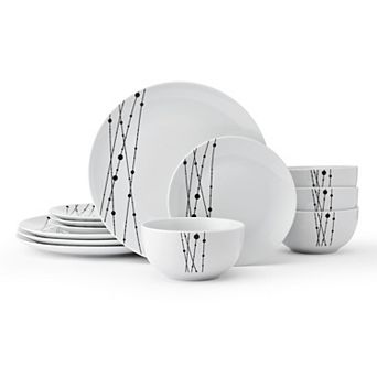 Studio Nova Linear Symphony 12 pc Dinnerware Set