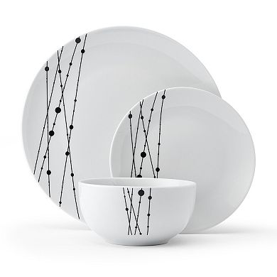 Studio Nova Linear Symphony 12-pc. Dinnerware Set