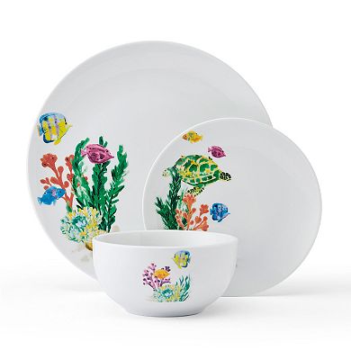 Studio Nova Underwater Life 12-pc. Dinnerware Set