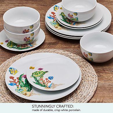 Studio Nova Underwater Life 12-pc. Dinnerware Set