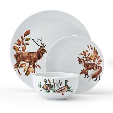 Studio Nova Woodland Wonders 12-pc. Dinnerware Set