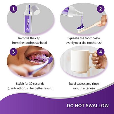 MySmile Purple Advanced Teeth Whitening Toothpaste