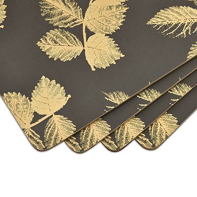 Pimpernel Sara Miller Etched Leaves Placemats, Set Of 4