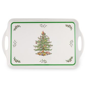 Pimpernel Christmas Tree Melamine Large Handled Tray