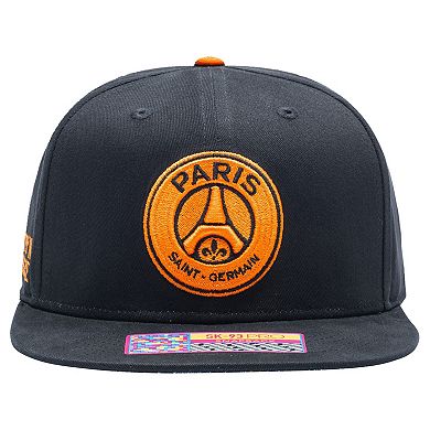 Unisex Black Paris Saint-Germain Locale Snapback Hat