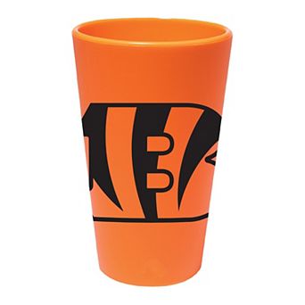 WinCraft Cincinnati Bengals 16oz. Team Color Silicone Pint Glass