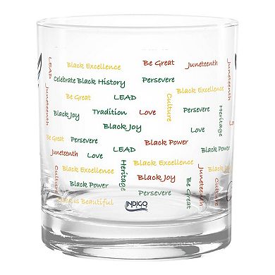 Delaware State Hornets 14oz. Black History Month Rocks Glass