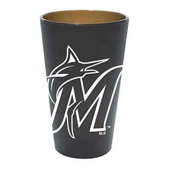 WinCraft Miami Marlins 16oz. Team Color Silicone Pint Glass