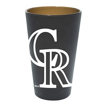 WinCraft Colorado Rockies 16oz. Team Color Silicone Pint Glass