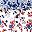 Evening Blue Mix Print