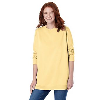 Woman Within Plus Size Fleece Sweatshirt