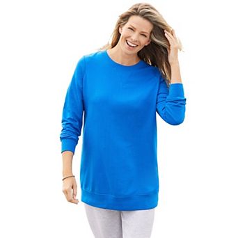 Woman Within Plus Size Fleece Sweatshirt