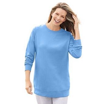 Woman Within Plus Size Fleece Sweatshirt