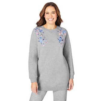 Woman Within Plus Size Fleece Sweatshirt