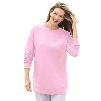 Woman Within Plus Size Fleece Sweatshirt