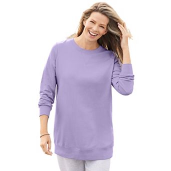 Woman Within Plus Size Fleece Sweatshirt