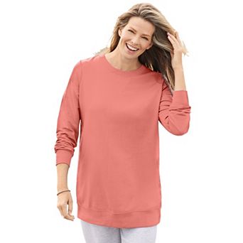Woman Within Plus Size Fleece Sweatshirt