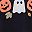 Black Spooky Pumpkin