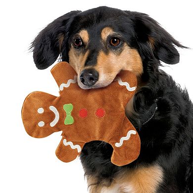 Collections Etc Stuffing Free Holiday Character Dog Toys - Set Of 3