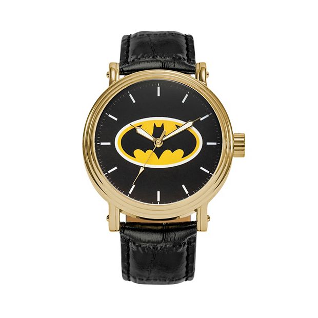 DC Batman Men s Gold Tone Vintage Classic Watch