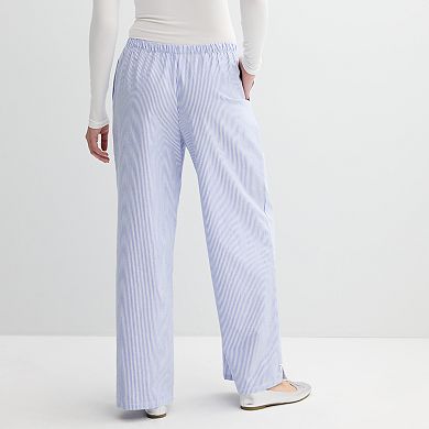 Juniors' Threads of Luxx Striped Boxer Pants