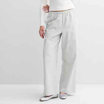 Juniors' Threads of Luxx Striped Boxer Pants