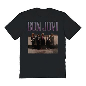 Men's Bon Jovi Roof Photo Graphic Tee