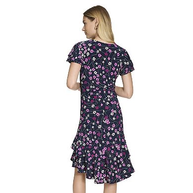 Women's Harper Rose Flutter Sleeve Hem Midi Dress