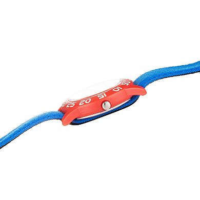 DC Comics Superman Kids' Plastic Time Teacher Watch