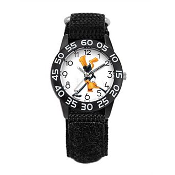 Looney Tunes Daffy Duck Kids' Plastic Time Teacher Watch