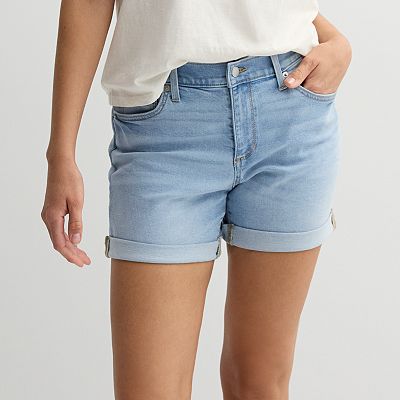 Women s Sonoma Goods For Life Mid Rise Roll Cuff Shorts