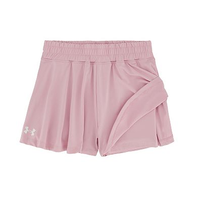 Baby & Toddler Girl Under Armour Sporty Graphic Tee & Layered Shorts Set
