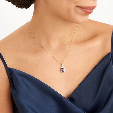 Classic Treasures 18k Gold over Silver Birthstone Drop Earrings & Pendant Necklace Set