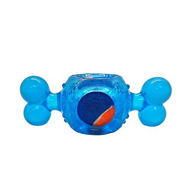 Candy-Inspired TPR Squeaky Tennis Ball Dog Toy - Blue