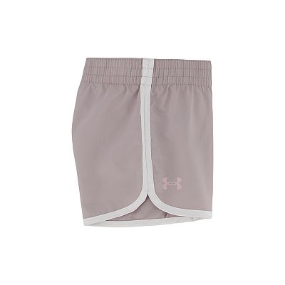 Girls 4-6 Under Armour 2-Piece Animal Print Logo Tech Tee & Woven Microfiber Shorts Set