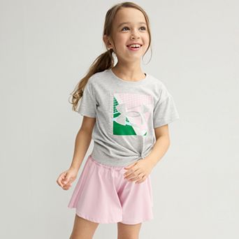 Girls 4-6 Under Armour 2 pc Boxed Logo Performance Tee & Skort Set