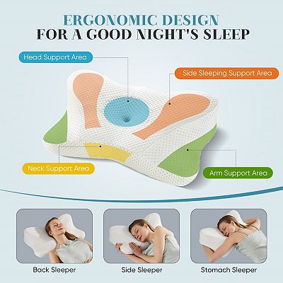Neck Support Sleeping Cervical Pillow For Bedroom