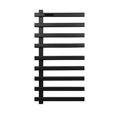 Electric Heated Towel Rack Wall Mounted Drying Rack, Stainless Steel Towel Warmer 9 Bars