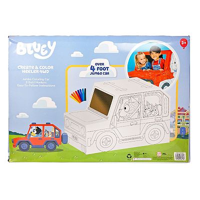 Bluey Color Create Heeler Car
